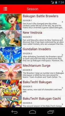 Teenkids Bakugan version android App screenshot 3